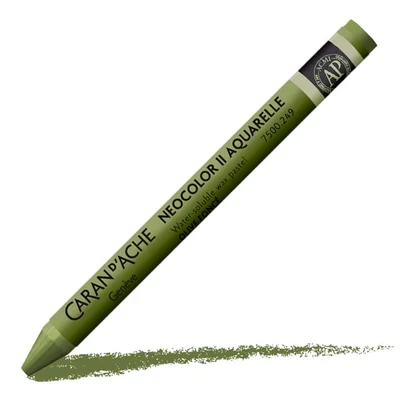 Akvarelová krieda Caran d'Ache Neocolor II - 249, olive