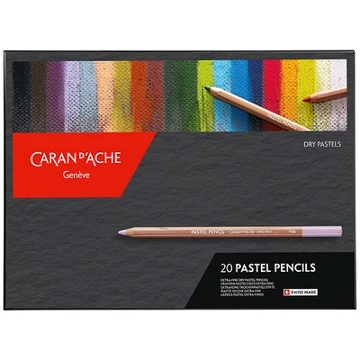Sada extra jemných pastelových ceruziek Caran d&#039;Ache - 20 ks