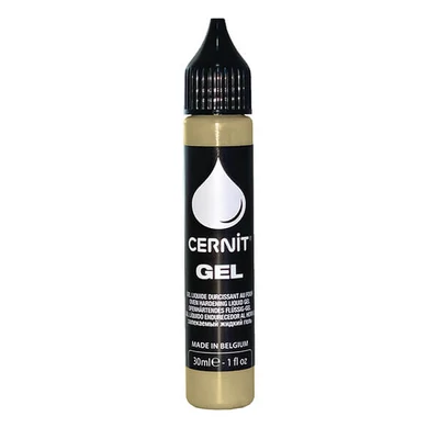 Tekutá plastelína Liquid, Cernit gél, 30 ml - zlatá