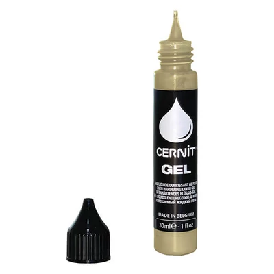 Tekutá plastelína Liquid, Cernit gél, 30 ml - zlatá