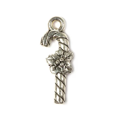 Charm kovová ozdoba, 4 ks - lízanka, 3D