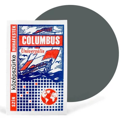 Farba na textil Columbus - stredne šedá