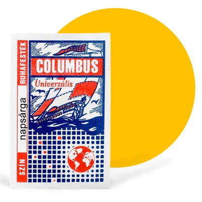 Farba na textil Columbus - slnečno žltá