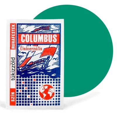Farba na textil Columbus - tyrkysovo zelená