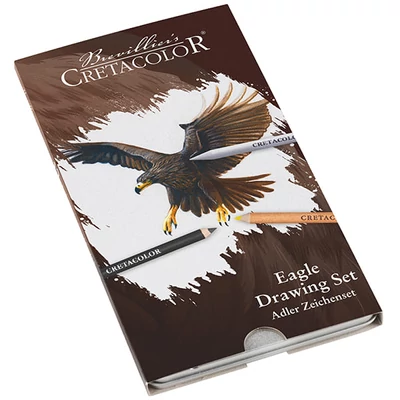 Sada na kreslenie Cretacolor Eagle Set, 12 ks- ová, v kovovej krabičke