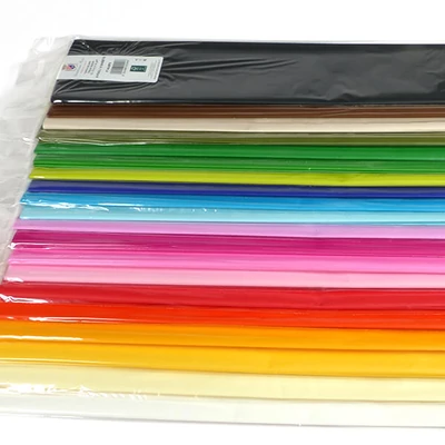 Balenie hodvábneho papiera, 50x76 cm, 20 g, 6 ks - v rôznych farbách