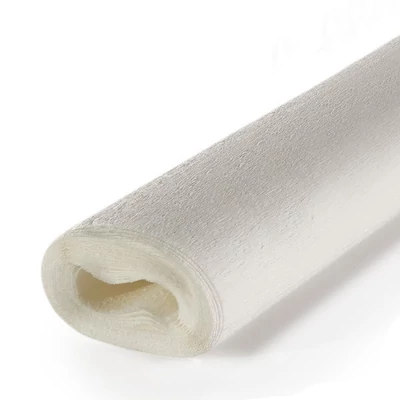 Krepový papier, Educational, 40 g, 50x250 cm - 330 white