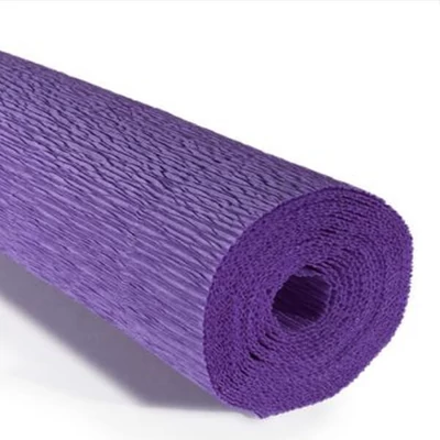 Krepový papier na kvety, 180 g, 50x250 cm - 17E/2 viola