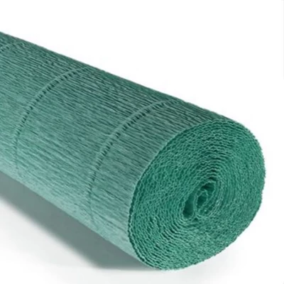 Krepový papier na kvety, 180 g, 50x250 cm - 17E/4 tyrkysový