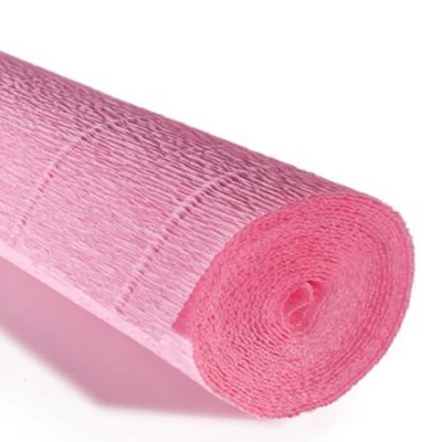 Krepový papier na kvety, 180 g, 50x250 cm - 549 ružový