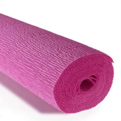 Krepový papier na kvety, 180 g, 50x250 cm - 550 tmavo ružový