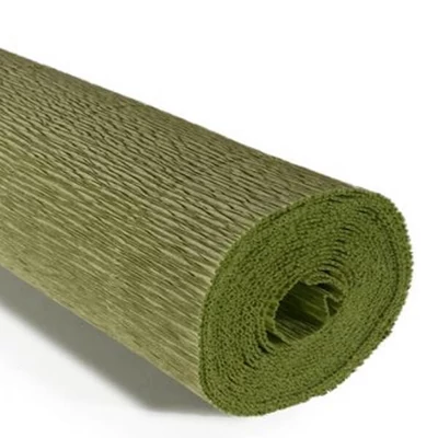 Krepový papier na kvety, 180 g, 50x250 cm - 562 šalvia