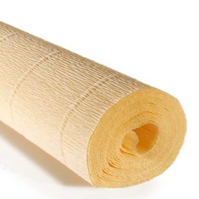Krepový papier na kvety, 180 g, 50x250 cm - 577 krém