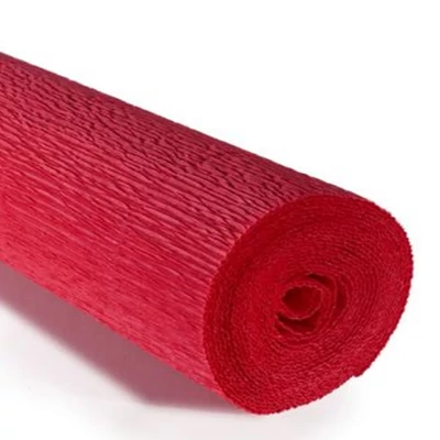 Krepový papier na kvety, 180 g, 50x250 cm - 580 krvavý pomaranč