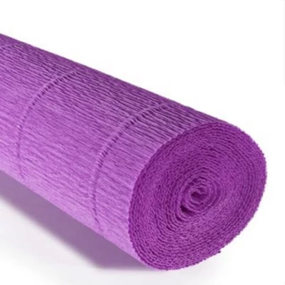 Krepový papier na kvety, 180 g, 50x250 cm - 590 fialový