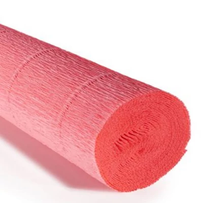 Krepový papier na kvety, 180 g, 50x250 cm - 601 cukrová ružová