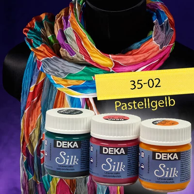 Farba na hodváb Deka Silk 50 ml - 02 pastelová žltá
