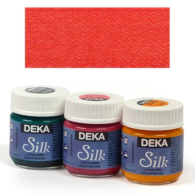 Farba na hodváb Deka Silk 50 ml - 18 makovo červená