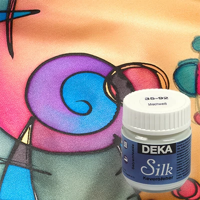 Farba na hodváb Deka Silk 50 ml - 92 miešacia biela