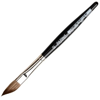 Syntetický štetec s krátkou rukoväťou a odstrihnutým koncom Da Vinci Casaneo XS 987, 10