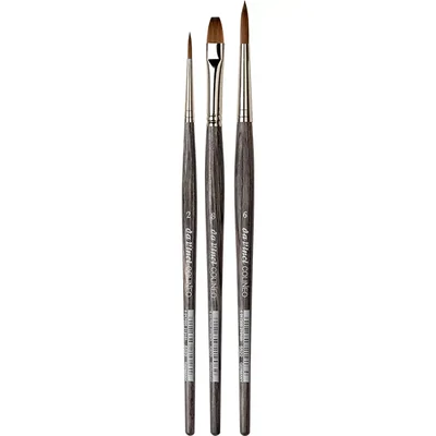 Sada syntetických štetcov Da Vinci 4202 Colineo Gouache Set, rôzne, 3 ks