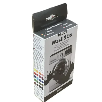 Farba na textil do práčky Deka Wash&Go – 89 sivá doska