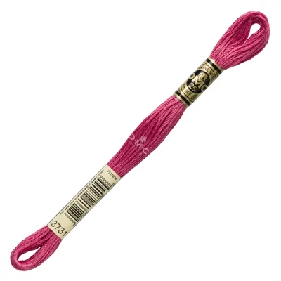 Vyšívacia niť, DMC Mouliné (rozdelená, 6 vlákien), 8 m - 048-3731, Dusty Rose - VY DK
