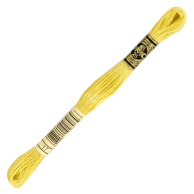 Vyšívacia niť, DMC Mouliné (rozdelená, 6 vlákien), 8 m - 294-17, Light Yellow Plum