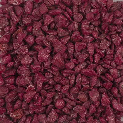 Dekoračný štrk, 5-8 mm, 500 g - bordový