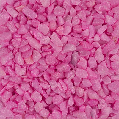 Dekoračný štrk, 5-8 mm, 500 g - pink