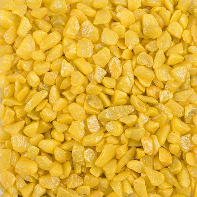 Dekoračný štrk, 5-8 mm, 500 g - žltý