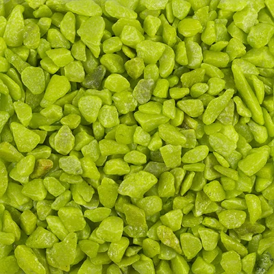 Dekoračný štrk, 5-8 mm, 500 g - jablkovo zelený