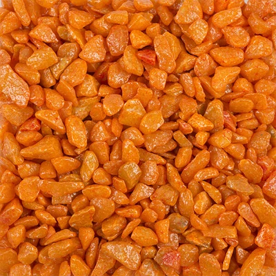Dekoračný štrk, 5-8 mm, 500 g - oranžový
