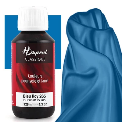 Naparovacia farba na hodváb H Dupont Classique125 ml - 265 kráľovská modrá, bleu roy