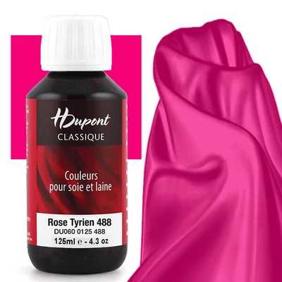 Naparovacia farba na hodváb H Dupont Classique 125 ml - 488 siréna, rose tyrien