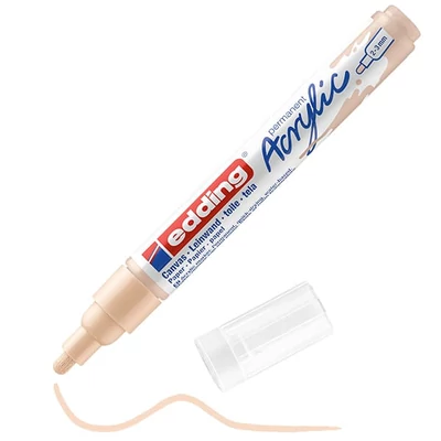 Akrylový popisovač edding 5100 (marker), M (2-3 mm) - 255, warm beige