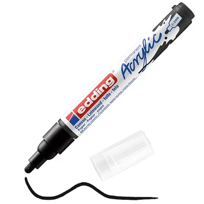 Akrylový popisovač edding 5100 (marker), M (2-3 mm) - 901, black