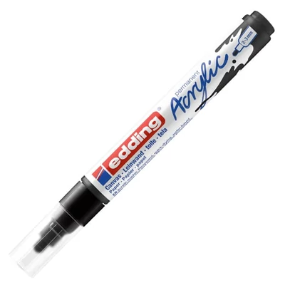 Akrylový popisovač edding 5100 (marker), M (2-3 mm) - 901, black