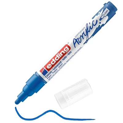 Akrylový popisovač edding 5100 (marker), M (2-3 mm) - 903, gentian blue