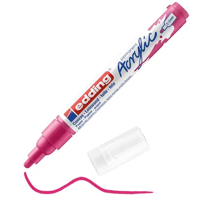 Akrylový popisovač edding 5100 (marker), M (2-3 mm) - 909, telemagenta