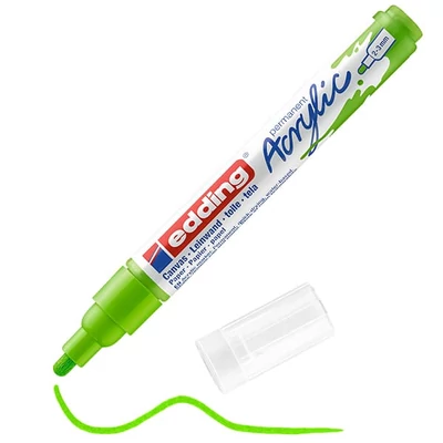 Akrylový popisovač edding 5100 (marker), M (2-3 mm) - 927, yellow green