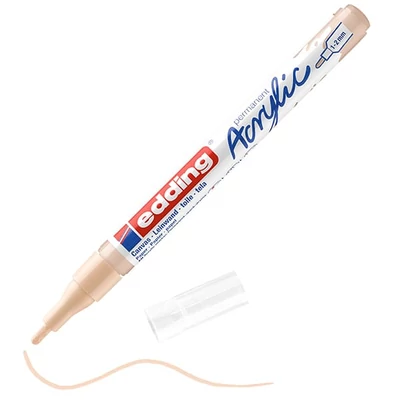 Akrylový popisovač edding 5300, F (1-2 mm) - 255, warm beige