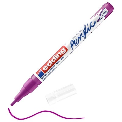 Akrylový popisovač edding 5300, F (1-2 mm) - 910, berry