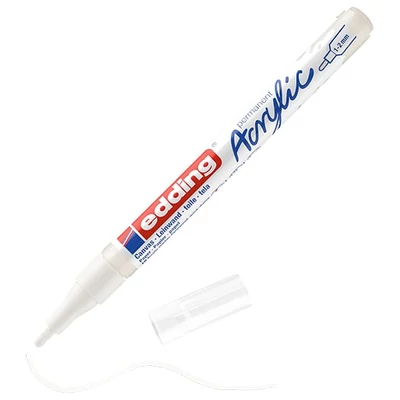 Akrylový popisovač edding 5300, F (1-2 mm) - 922, traffic white