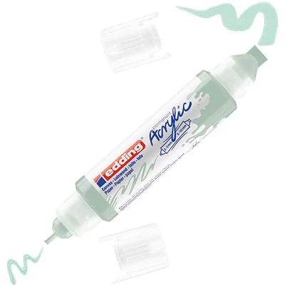 Obojstranný akrylový popisovač edding 5400 3D Double liner - 928, mellow mint