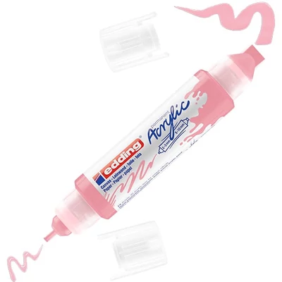 Obojstranný akrylový popisovač edding 5400 3D Double liner - 935, classy mauve