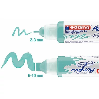 Obojstranný akrylový popisovač edding 5400 3D Double liner - v rôznych farbách