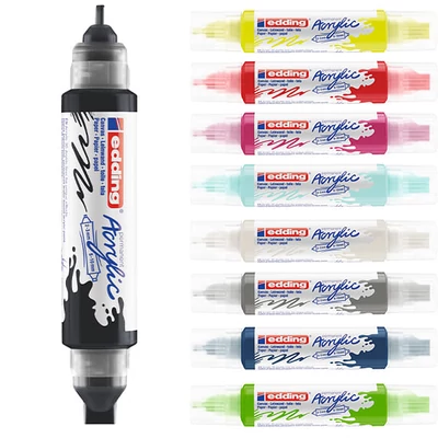 Obojstranný akrylový popisovač edding 5400 3D Double liner - v rôznych farbách