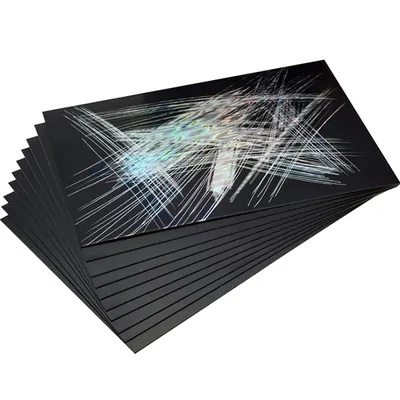 Škrabacia fólia Essdee fólia na vytváranie gravírovaných obrázkov, 10 ks, 101x152 mm - holografická