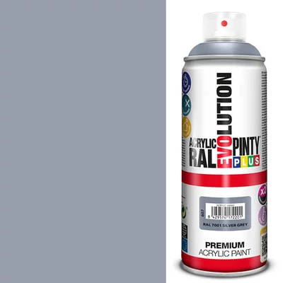 Akrylová farba v spreji, EVOLUTION lesklá, 400 ml - RAL7001 silver grey